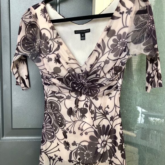 Weston Wear Sheer Elbow Length Stretchy Top Lined - Picture 3 of 14